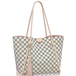 Propriano Tote Damier Azur N44027 Bianco