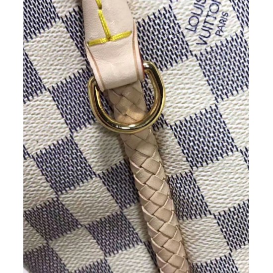 Riproduzione Fedele Propriano Tote Damier Azur N44027 Bianco imitazioni Replica Alta Qualità Propriano Tote Damier Azur N44027 Bianco