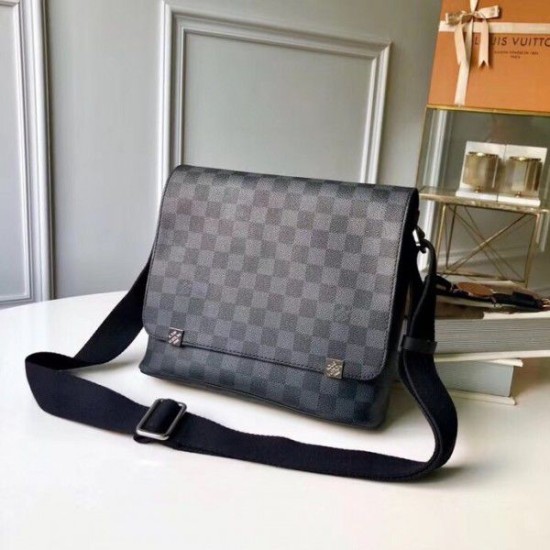 Replica Borse District PM Damier Graphite N41028 Outlet Borse District PM Damier Graphite N41028 imitazioni perfette