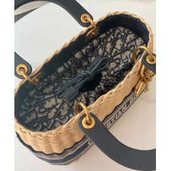Christian Dior Borse Lady Dior media albicocca Christian Dior Borse Lady Dior media albicocca