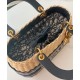 Christian Dior Borse Lady Dior media albicocca Christian Dior Borse Lady Dior media albicocca