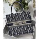 Christian Dior Borsa piccola Dior Book Tote blu scuro Christian Dior Borsa piccola Dior Book Tote blu scuro