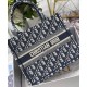 Christian Dior Borsa piccola Dior Book Tote blu scuro Christian Dior Borsa piccola Dior Book Tote blu scuro