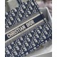 Christian Dior Borsa piccola Dior Book Tote blu scuro Christian Dior Borsa piccola Dior Book Tote blu scuro