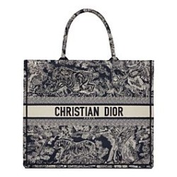 Christian Dior Borse grande libro Dior blu scuro