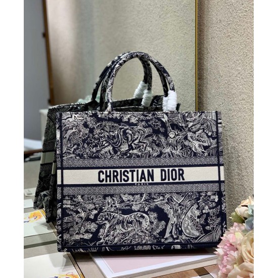 Christian Dior Borse grande libro Dior blu scuro Christian Dior Borse grande libro Dior blu scuro