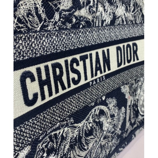 Christian Dior Borse grande libro Dior blu scuro Christian Dior Borse grande libro Dior blu scuro