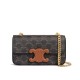 Celine Borsa a tracolla con catena Cuir Triomphe 199242 Henna Celine Borsa a tracolla con catena Cuir Triomphe 199242 Henna