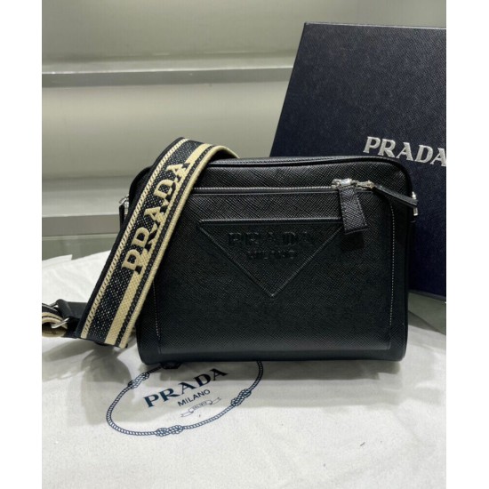 Borsa a Spalla Prada Pelle Saffiano 2VH152 Nera Borsa a Spalla Prada Pelle Saffiano 2VH152 Nera