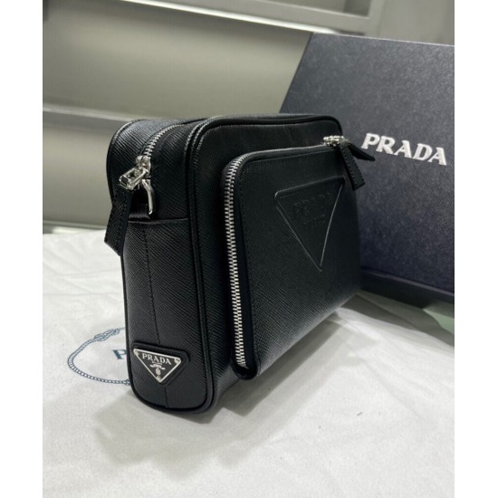 Borsa a Spalla Prada Pelle Saffiano 2VH152 Nera Borsa a Spalla Prada Pelle Saffiano 2VH152 Nera