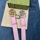 Replica Cintura larga Gucci GG Marmont 400593 40mm Rosa imitazioni Miglior Prezzo Cintura larga Gucci GG Marmont 400593 40mm Rosa Replica