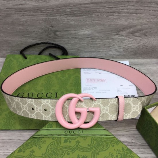 Replica Cintura larga Gucci GG Marmont 400593 40mm Rosa imitazioni Miglior Prezzo Cintura larga Gucci GG Marmont 400593 40mm Rosa Replica