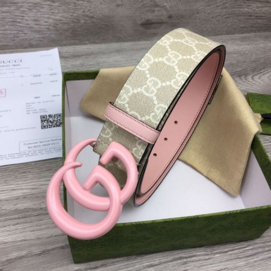 Replica Cintura larga Gucci GG Marmont 400593 40mm Rosa imitazioni Miglior Prezzo Cintura larga Gucci GG Marmont 400593 40mm Rosa Replica
