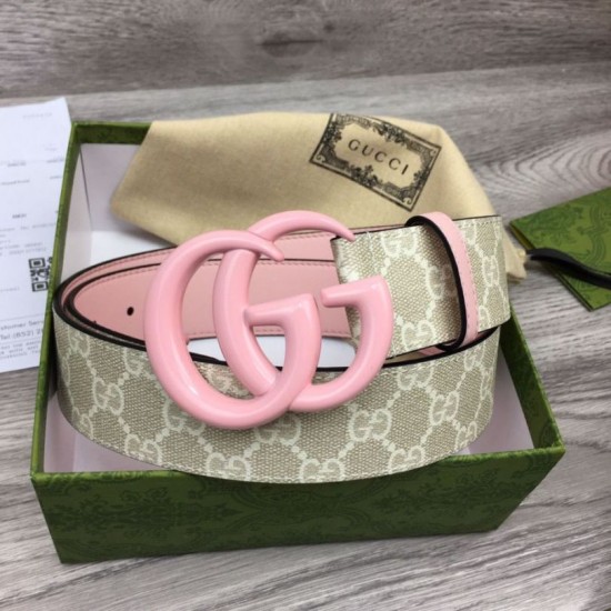 Replica Cintura larga Gucci GG Marmont 400593 40mm Rosa imitazioni Miglior Prezzo Cintura larga Gucci GG Marmont 400593 40mm Rosa Replica