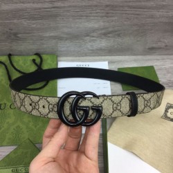 Cintura sottile Gucci GG Marmont 414516 Marrone