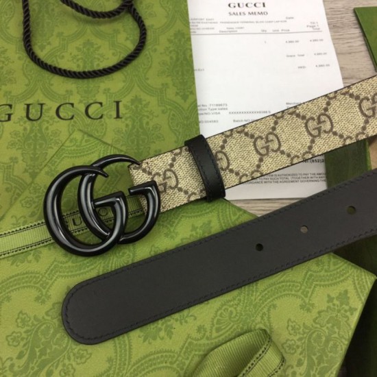 Replica Cintura sottile Gucci GG Marmont 414516 Marrone imitazioni Miglior Prezzo Cintura sottile Gucci GG Marmont 414516 Marrone Replica