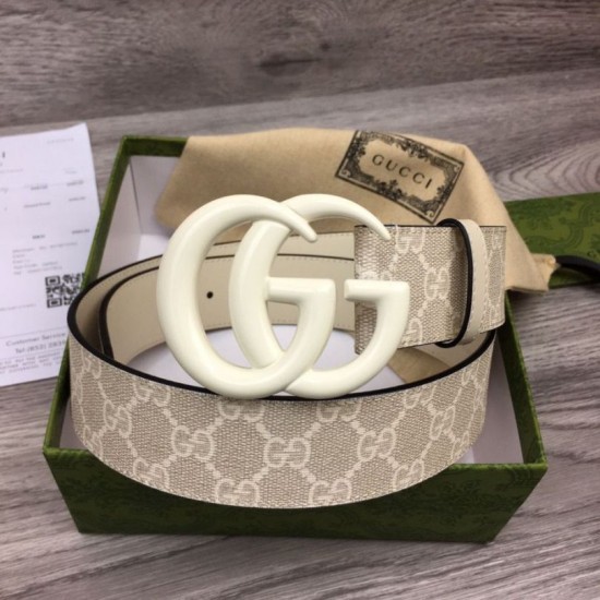 Replica Cintura larga Gucci GG Marmont 400593 40mm Bianca imitazioni Miglior Prezzo Cintura larga Gucci GG Marmont 400593 40mm Bianca Replica
