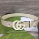 Replica Cintura larga Gucci GG Marmont 400593 40mm Bianca imitazioni Miglior Prezzo Cintura larga Gucci GG Marmont 400593 40mm Bianca Replica