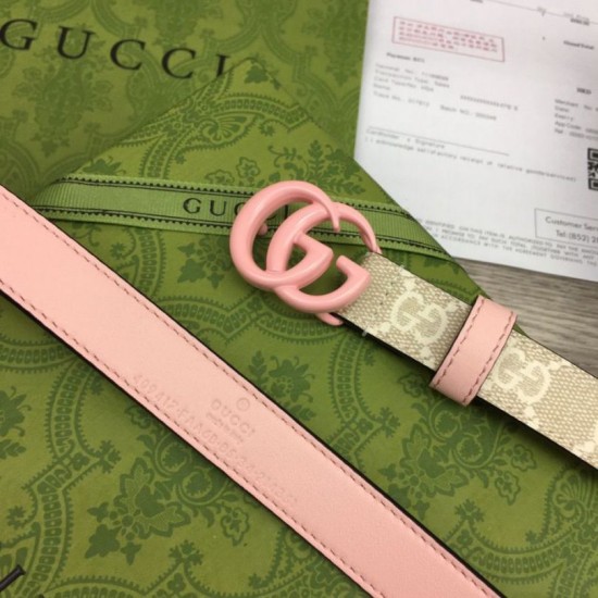Miglior Prezzo Cintura sottile Gucci GG Marmont 409417 20mm Replica