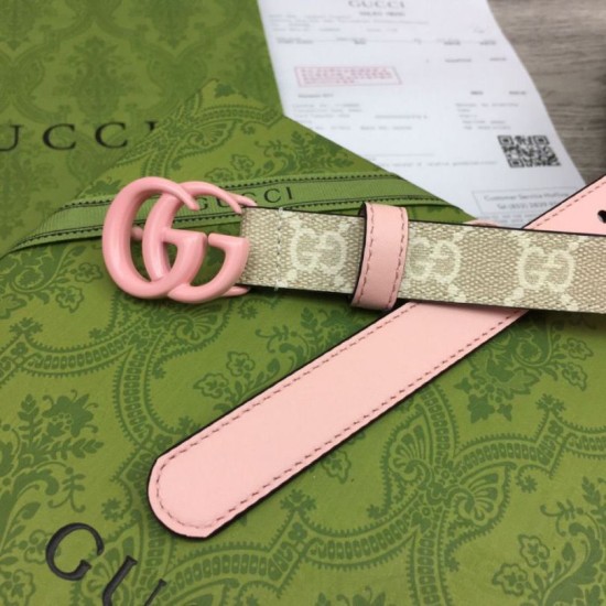 Miglior Prezzo Cintura sottile Gucci GG Marmont 409417 20mm Replica