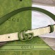 Miglior Prezzo Cintura sottile Gucci GG Marmont 409417 20mm Verde Replica