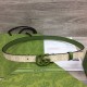 Miglior Prezzo Cintura sottile Gucci GG Marmont 409417 20mm Verde Replica