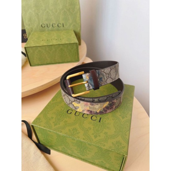 Replica Cintura Gucci stampa garofano GG 677534 35mm imitazioni Miglior Prezzo Cintura Gucci stampa garofano GG 677534 35mm Replica