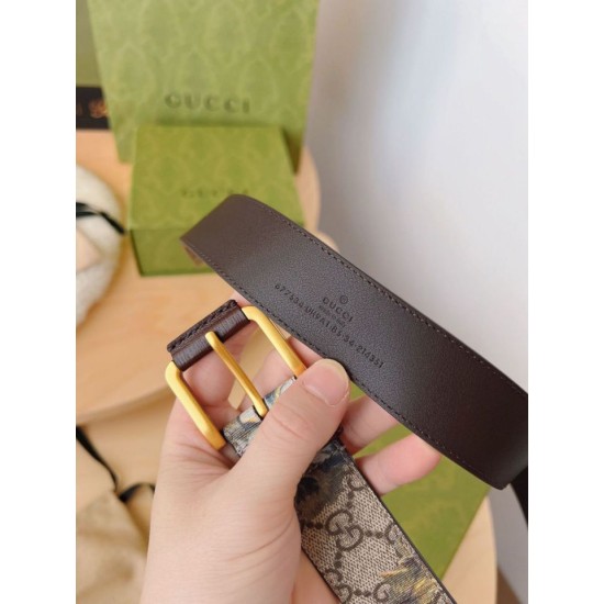 Replica Cintura Gucci stampa garofano GG 677534 35mm imitazioni Miglior Prezzo Cintura Gucci stampa garofano GG 677534 35mm Replica