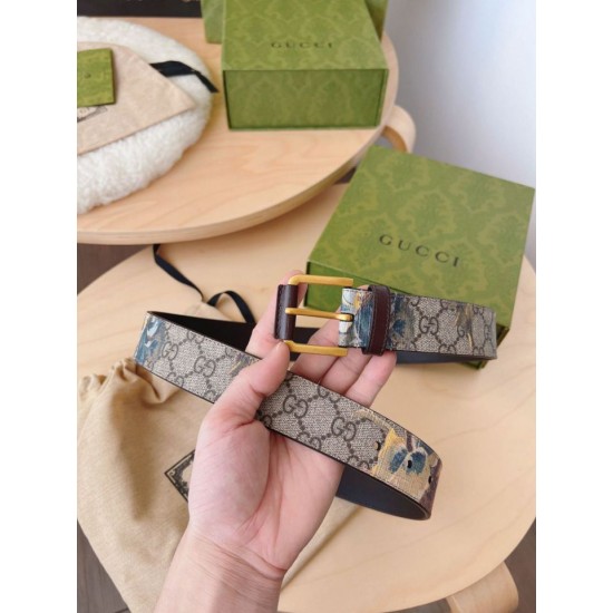 Replica Cintura Gucci stampa garofano GG 677534 35mm imitazioni Miglior Prezzo Cintura Gucci stampa garofano GG 677534 35mm Replica