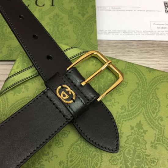 Replica Cintura Gucci con fibbia quadrata e Interlocking G 673921 Nera imitazioni Miglior Prezzo Cintura Gucci con fibbia quadrata e Interlocking G 673921 Nera Replica