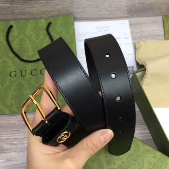 Replica Cintura Gucci con fibbia quadrata e Interlocking G 673921 Nera imitazioni Miglior Prezzo Cintura Gucci con fibbia quadrata e Interlocking G 673921 Nera Replica