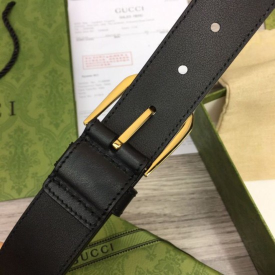 Replica Cintura Gucci con fibbia quadrata e Interlocking G 673921 Nera imitazioni Miglior Prezzo Cintura Gucci con fibbia quadrata e Interlocking G 673921 Nera Replica