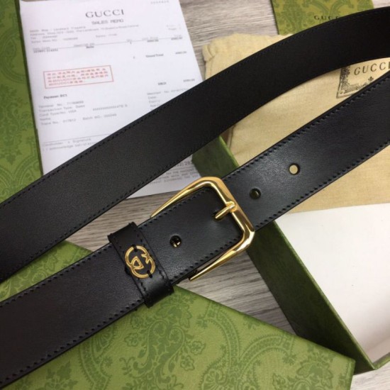 Replica Cintura Gucci con fibbia quadrata e Interlocking G 673921 Nera imitazioni Miglior Prezzo Cintura Gucci con fibbia quadrata e Interlocking G 673921 Nera Replica