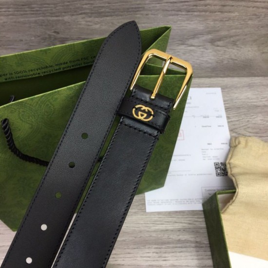 Replica Cintura Gucci con fibbia quadrata e Interlocking G 673921 Nera imitazioni Miglior Prezzo Cintura Gucci con fibbia quadrata e Interlocking G 673921 Nera Replica