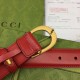 Replica Cintura sottile Gucci con fibbia G 655566 Rossa imitazioni Miglior Prezzo Cintura sottile Gucci con fibbia G 655566 Rossa Replica