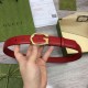 Replica Cintura sottile Gucci con fibbia G 655566 Rossa imitazioni Miglior Prezzo Cintura sottile Gucci con fibbia G 655566 Rossa Replica