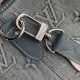 Miglior Prezzo Borsa tote Louis Vuitton M22537 Louis Vuitton Weekend NM blu denim lavato Replica