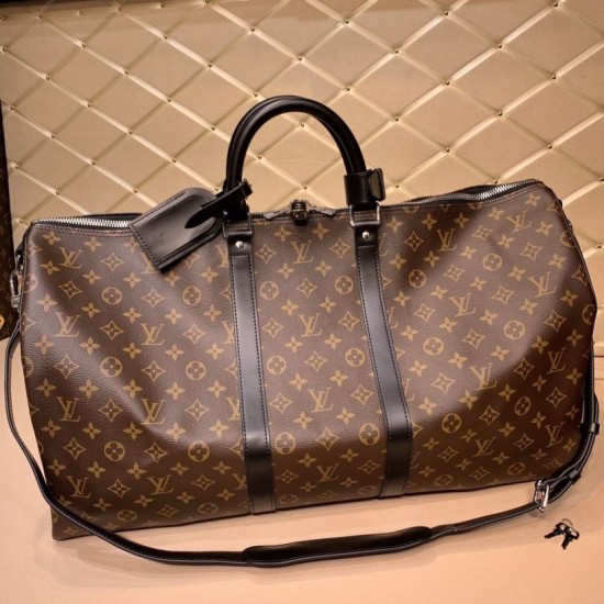 Replica Borsa Louis Vuitton Keepall Bandoulière 55 Monogram M56714 imitazioni Miglior Prezzo Borsa Louis Vuitton Keepall Bandoulière 55 Monogram M56714 Replica