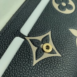 Portafoglio Louis Vuitton Emilie Monogramma bicolore M82340 Nero Portafoglio Louis Vuitton Emilie Monogramma bicolore M82340 Nero