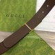 Replica Cintura Gucci GG con fibbia rettangolare 722370 35mm Marrone Oro imitazioni Miglior Prezzo Cintura Gucci GG con fibbia rettangolare 722370 35mm Marrone Oro Replica
