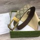 Replica Cintura Gucci GG con fibbia rettangolare 722370 35mm Marrone Oro imitazioni Miglior Prezzo Cintura Gucci GG con fibbia rettangolare 722370 35mm Marrone Oro Replica