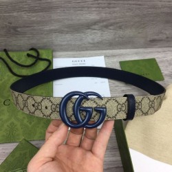 Cintura sottile Gucci GG Marmont 414516 Nera