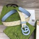 Replica Cintura larga Gucci GG Marmont 400593 40mm Azzurro imitazioni Miglior Prezzo Cintura larga Gucci GG Marmont 400593 40mm Azzurro Replica