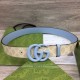 Replica Cintura larga Gucci GG Marmont 400593 40mm Azzurro imitazioni Miglior Prezzo Cintura larga Gucci GG Marmont 400593 40mm Azzurro Replica