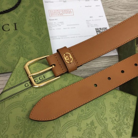 Replica Cintura Gucci con fibbia quadrata e Interlocking G 673921 Marrone imitazioni Miglior Prezzo Cintura Gucci con fibbia quadrata e Interlocking G 673921 Marrone Replica