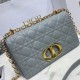Replica Perfetta Dior Caro Media Cannage Grigio imitazioni Miglior Prezzo Replica Perfetta Dior Caro Media Cannage Grigio