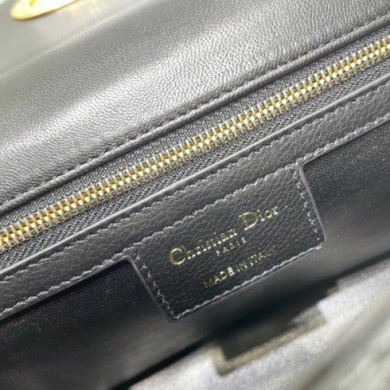 Miglior Prezzo Borsa Replica media Dior Caro Cannage nera 