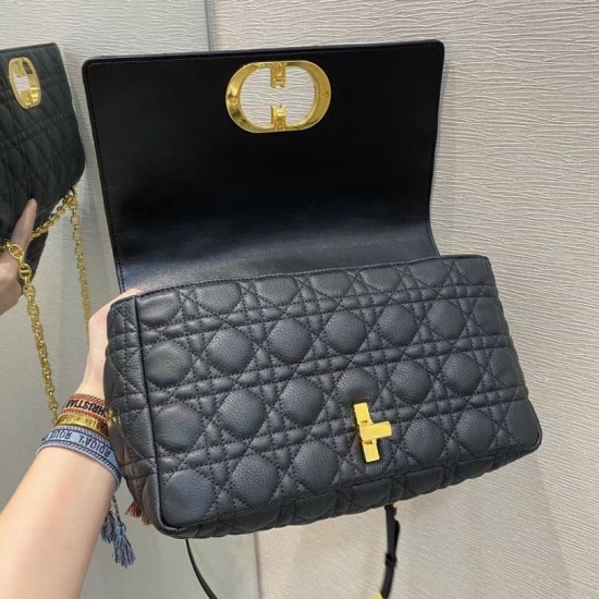 Replica Borsa Caro Dior Grande Cannage Nera imitazioni Miglior Prezzo Borsa Caro Dior Grande Cannage Nera Replica