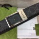 Replica Cintura Gucci GG con fibbia rettangolare 722370 35mm Acciaio Nero imitazioni Miglior Prezzo Cintura Gucci GG con fibbia rettangolare 722370 35mm Acciaio Nero Replica