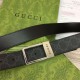 Replica Cintura Gucci GG con fibbia rettangolare 722370 35mm Acciaio Nero imitazioni Miglior Prezzo Cintura Gucci GG con fibbia rettangolare 722370 35mm Acciaio Nero Replica